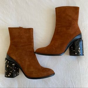 Dear Frances Spirit Boots in Copper Suede 39